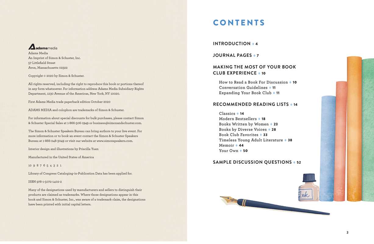 Book Club Journal by Adams Media - Simon & Schuster