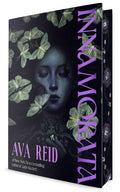 Book cover of 'Inamorata' by Ava Reid with a dark design and butterfly elements.