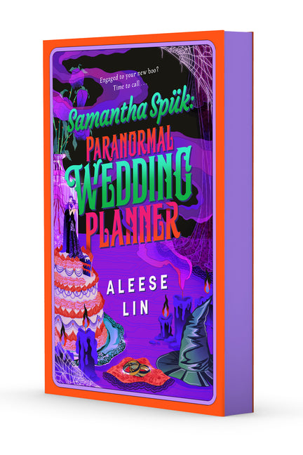 Book cover of 'Paranormal Wedding Planner' by Aleese Lin with colorful design elements.